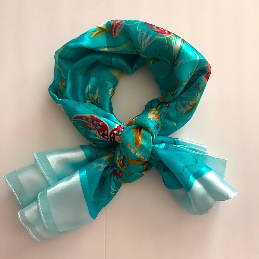 Aqua Blue Chic Scarf